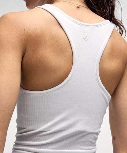 Ebb to Street Cropped Racerback Tank Top *Light Support, B/C Cup