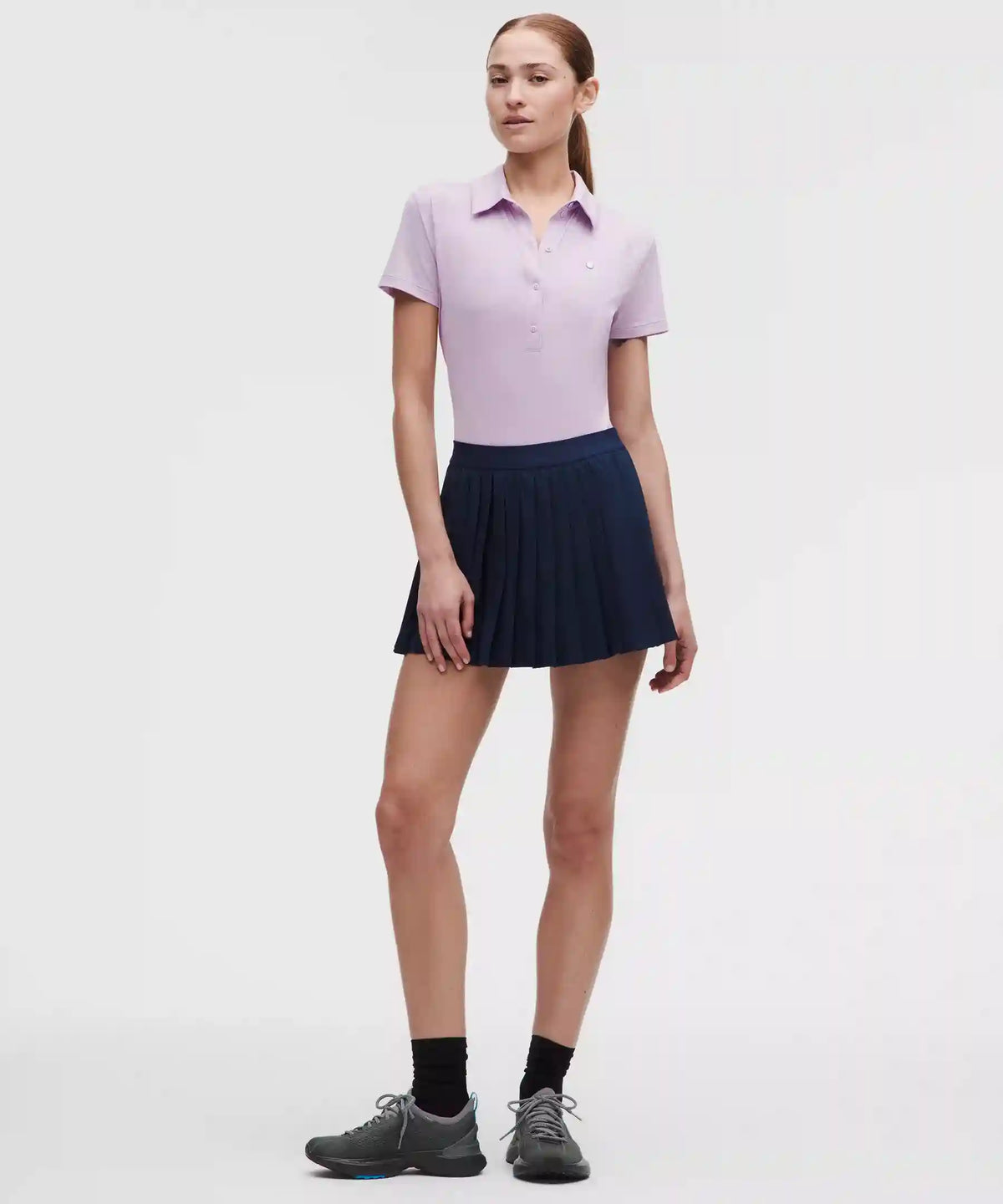 Quick-Dry Short-Sleeve Polo Shirt Straight Hem *Logo