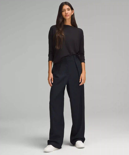 Pleat-Front High-Rise Trouser *Regular
