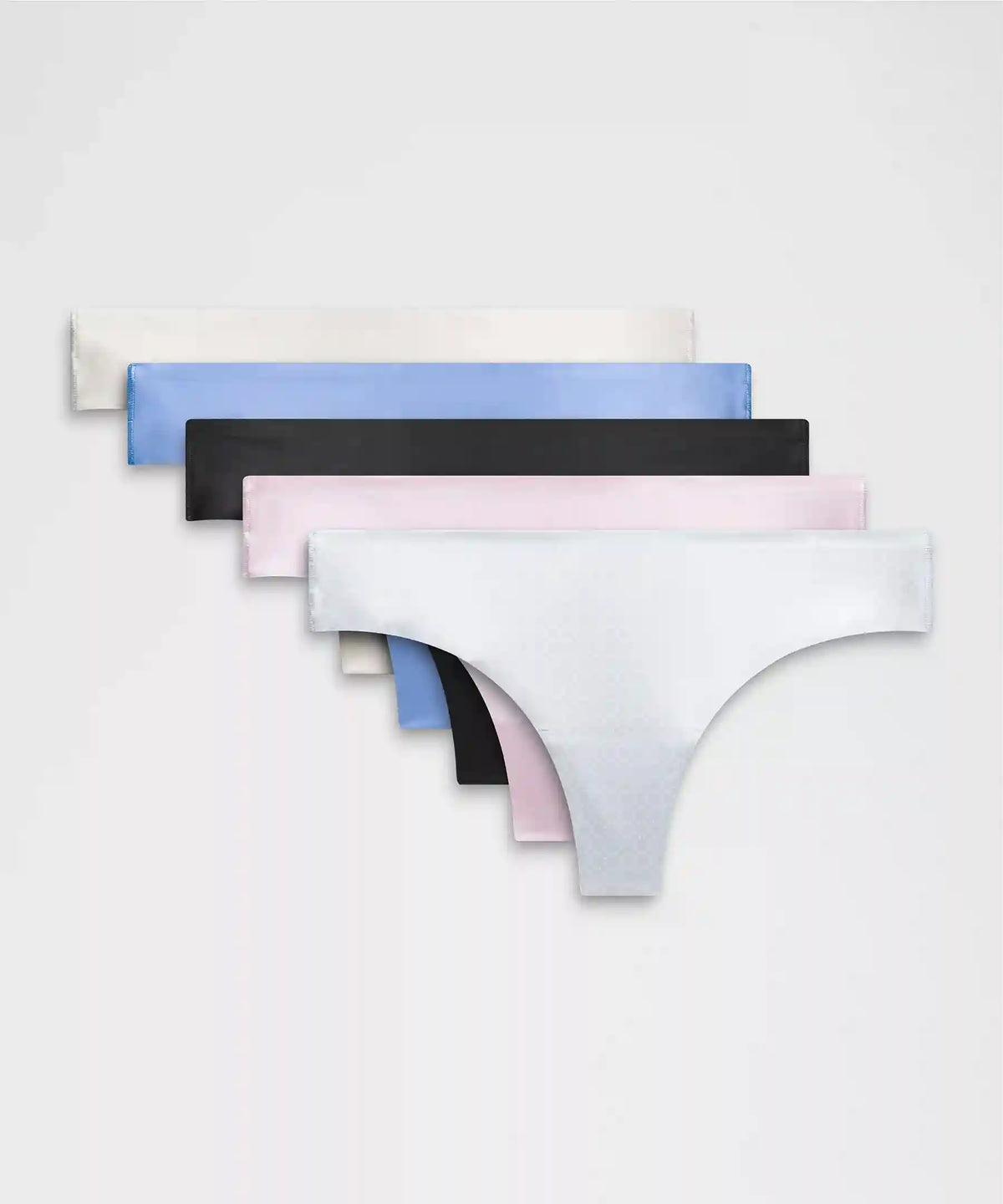 InvisiWear Mid-Rise Thong Underwear *5 Pack