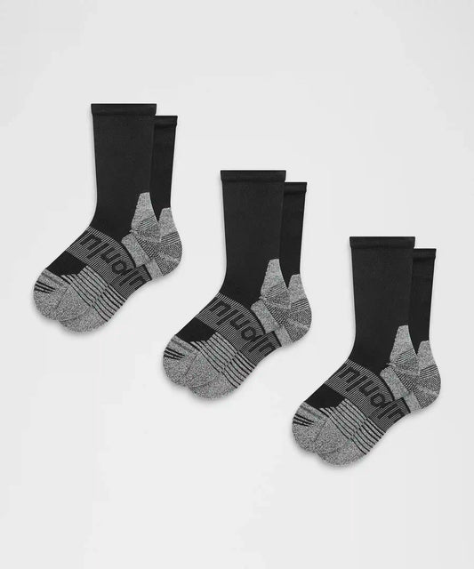 Unisex Power Stride Cushion Crew Socks *3 Pack