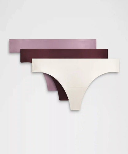 InvisiWear Mid-Rise Thong Underwear *3 Pack