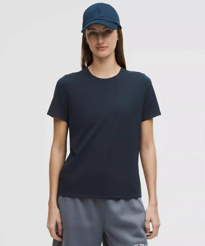 Organic Cotton Straight-Hem Crewneck T-Shirt