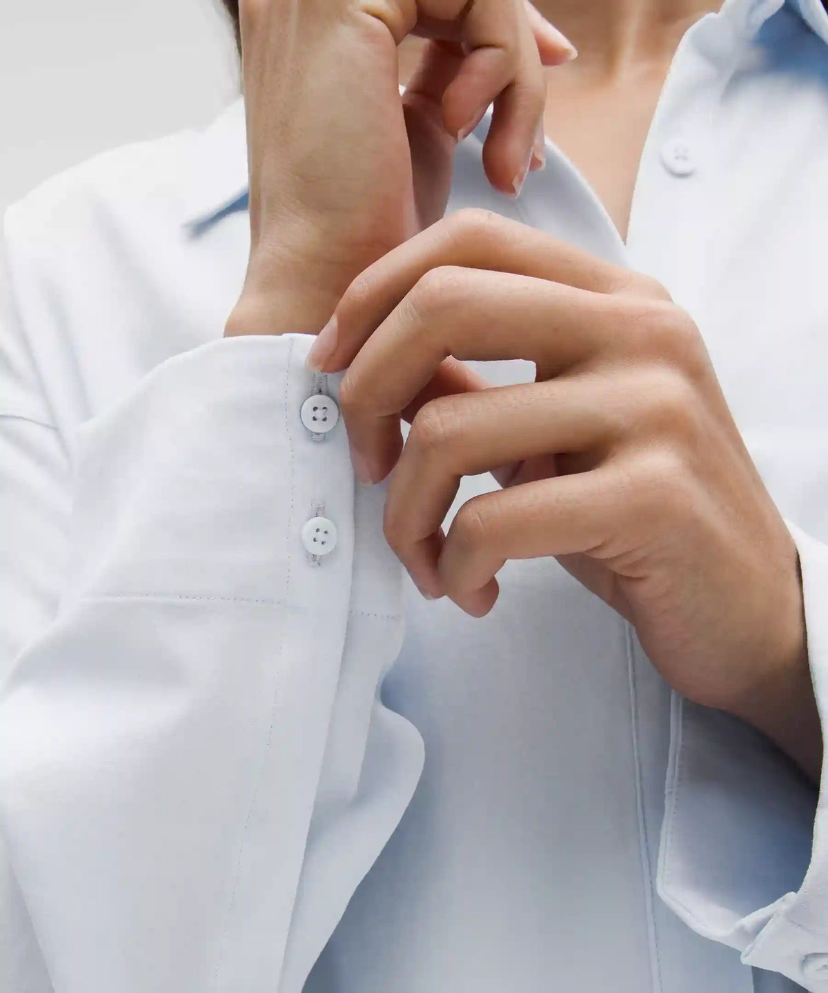 Long Button-Front Shirt