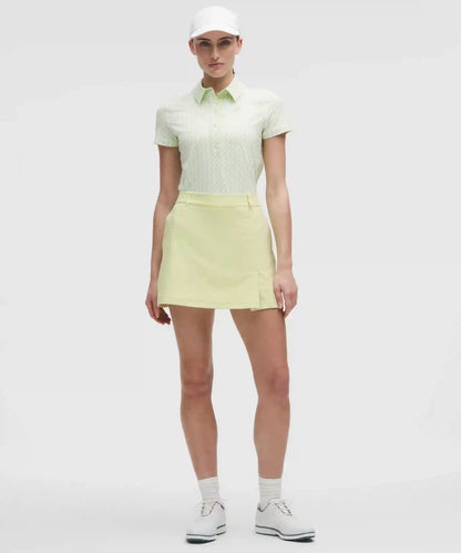 Stretch Twill Front Pleat Golf Skirt