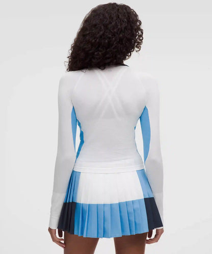 Swiftly Tech Long-Sleeve 2.0 Waist Length *Colour Block