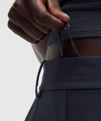 Daydrift Pleated High-Rise Short 7"