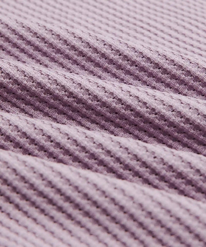 Textured Seamless Polo Shirt