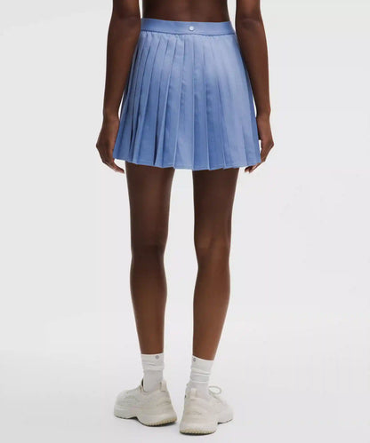 High-Rise Pleated Tennis Skirt *Long