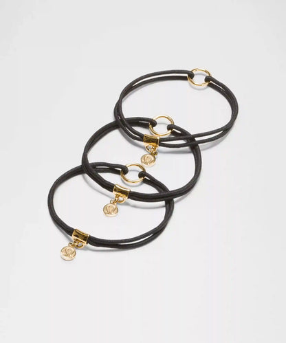 Logo Bead Hair Ties *3 Pack