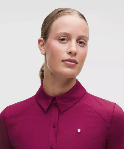 Quick-Dry Short-Sleeve Polo Shirt Straight Hem *Logo