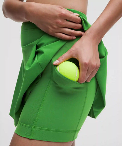 A-Line Side-Pleat Tennis Skirt