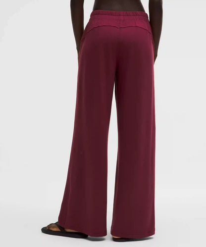BeCalm Mid-Rise Wide-Leg Pant