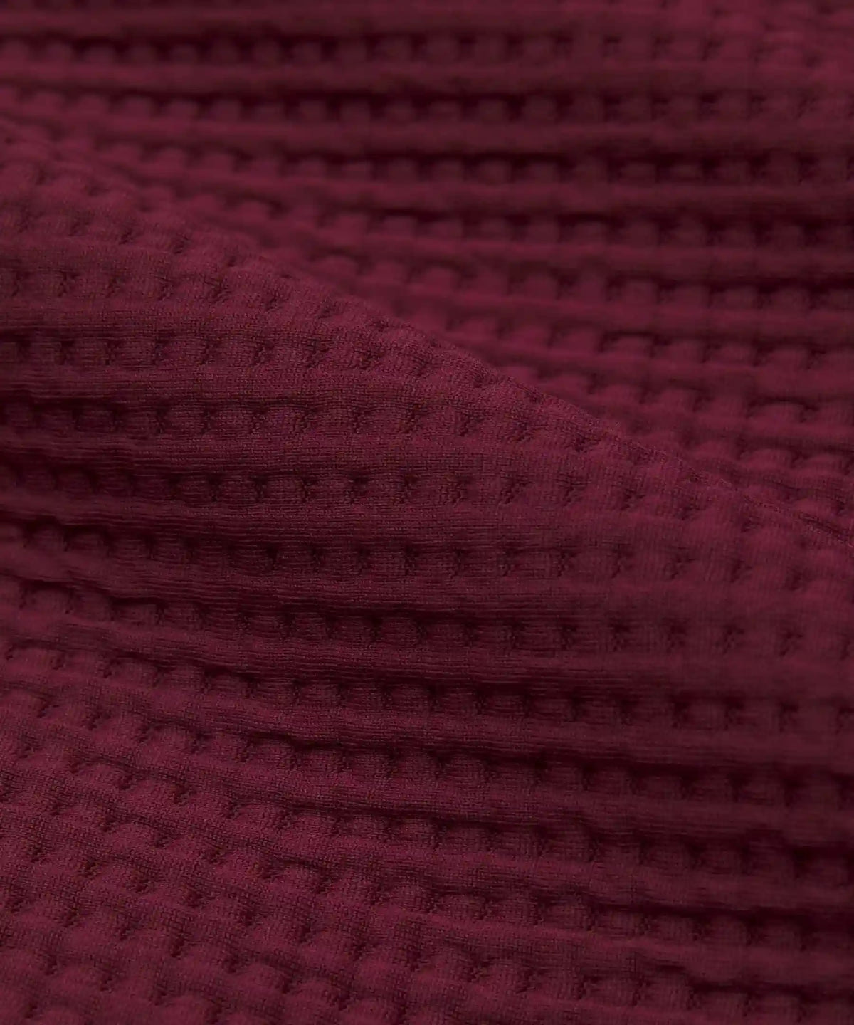 Waffle-Knit Half Zip