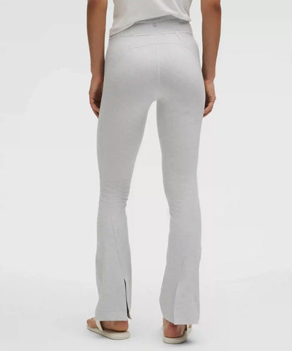 Softy Suedey Split-Hem High-Rise Mini-Flare Pant *Regular