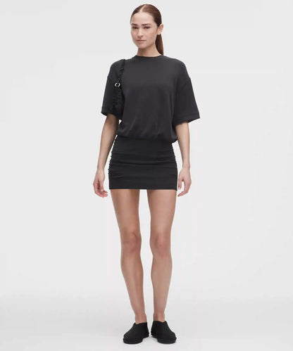 Lightweight Softstreme Ruched T-Shirt Dress