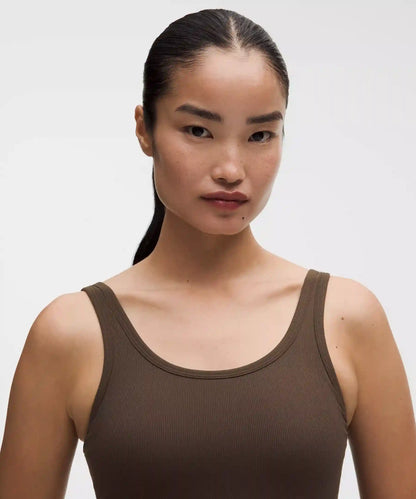 Nulu Ribbed Scoop-Neck Bra *Light Support, B/C Cup