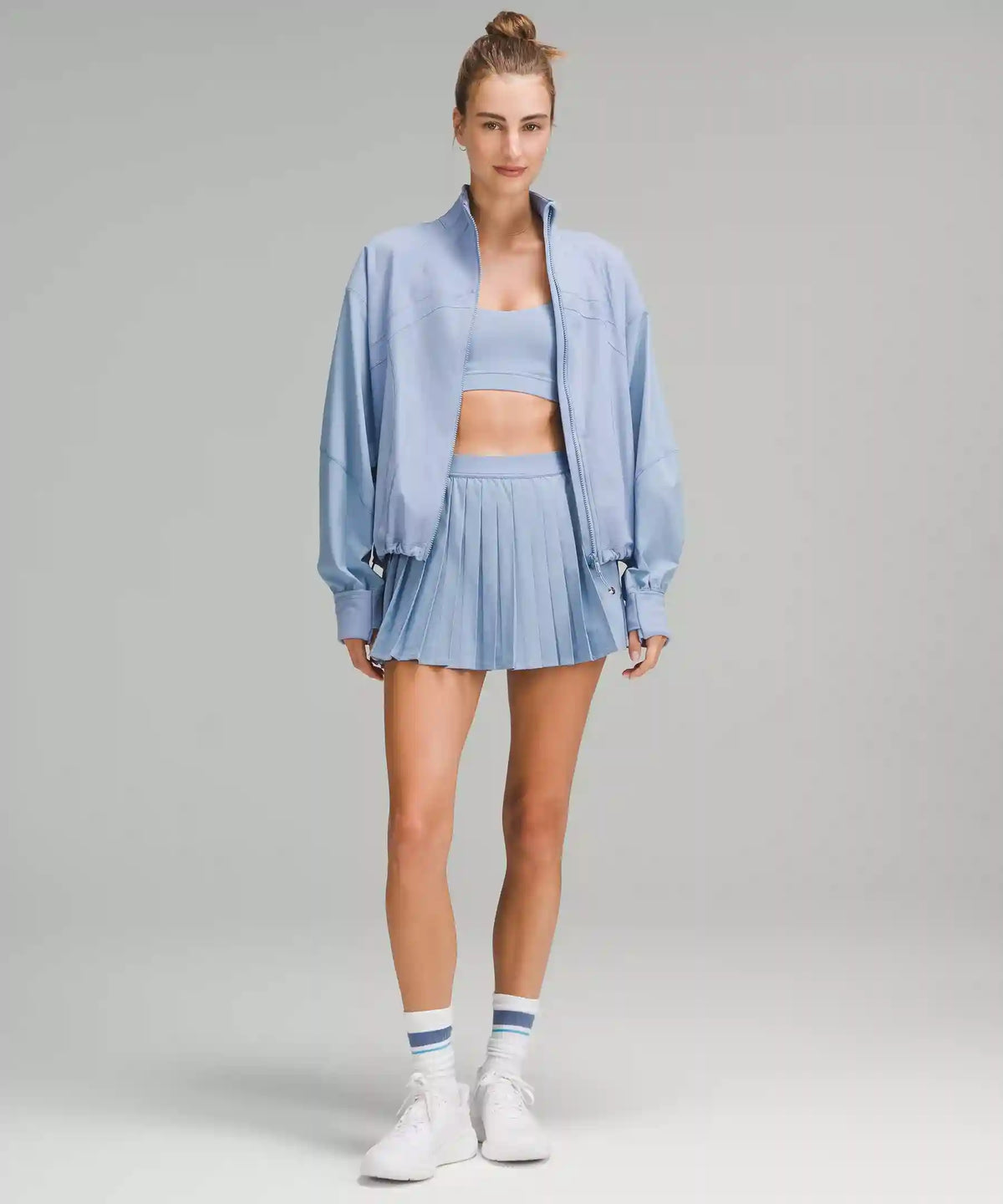 High-Rise Pleated Tennis Skirt