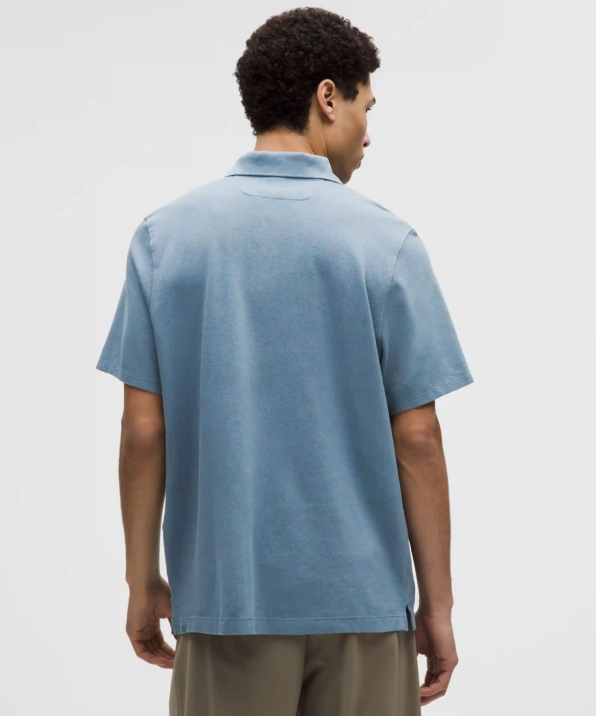 Cotton Pique Short-Sleeve Polo Shirt