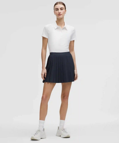 High-Rise Pleated Tennis Skirt *Long