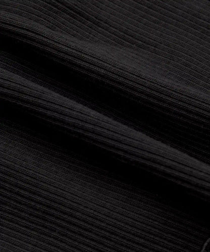 Ribbed Heavyweight Cotton-Blend Racerback Tank Top