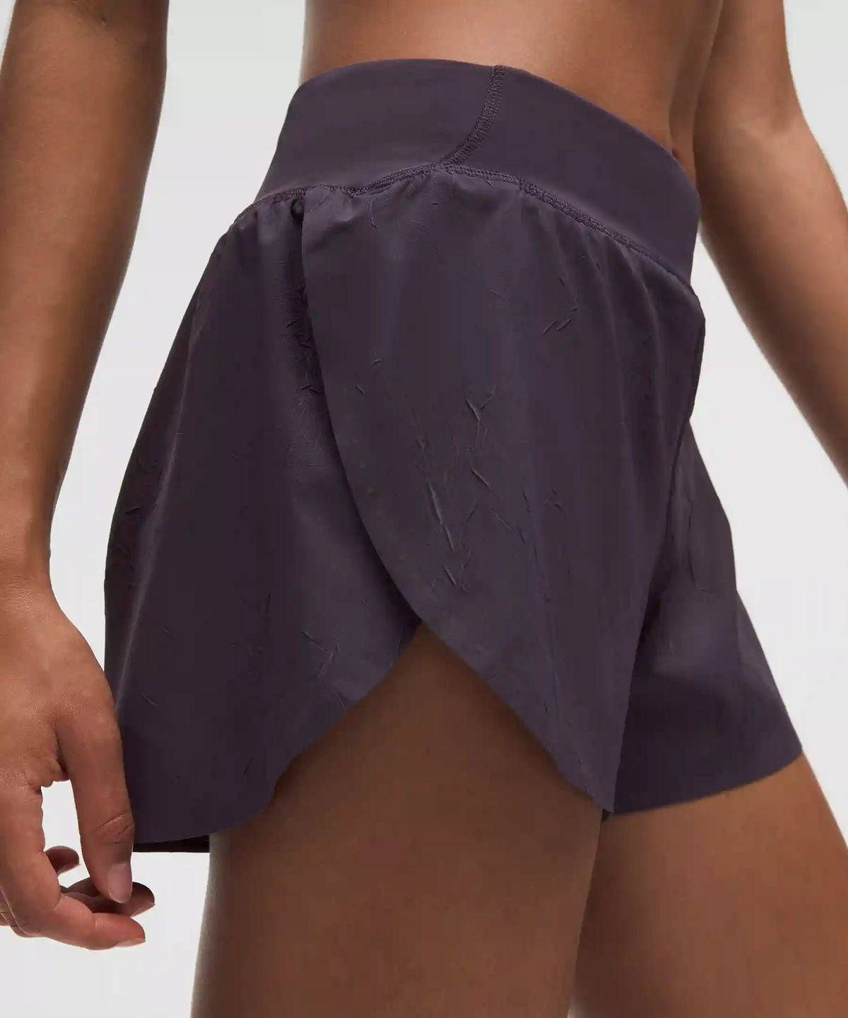 Fast and Free High-Rise Split Short 3" *Crinkle