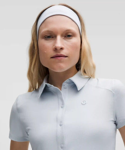 Quick-Dry Short-Sleeve Polo Shirt Straight Hem *Logo