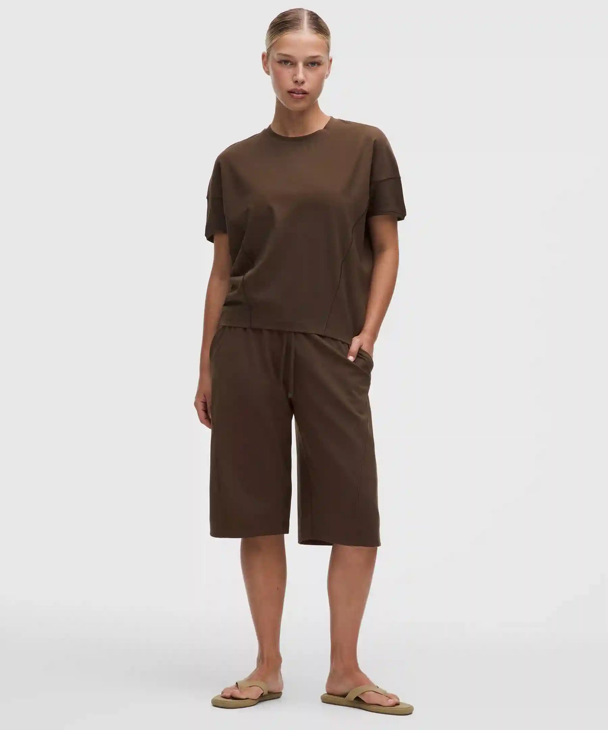 Cotton-Modal-Blend Dolman Tee