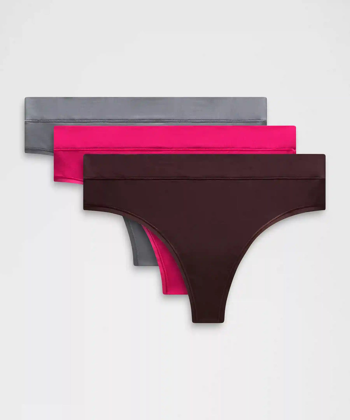 UnderEase High-Rise Thong Underwear *3 Pack