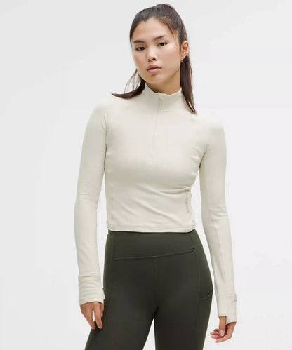 It's Rulu Cropped Half Zip *Updated