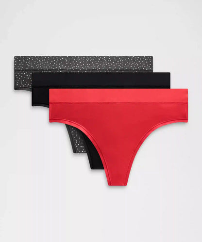 UnderEase High-Rise Thong Underwear *3 Pack
