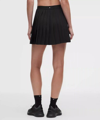 High-Rise Pleated Tennis Skirt *Long