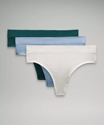 UnderEase High-Rise Thong Underwear *3 Pack
