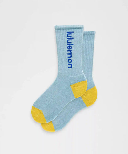 Unisex Daily Essential Crew Socks *Wordmark