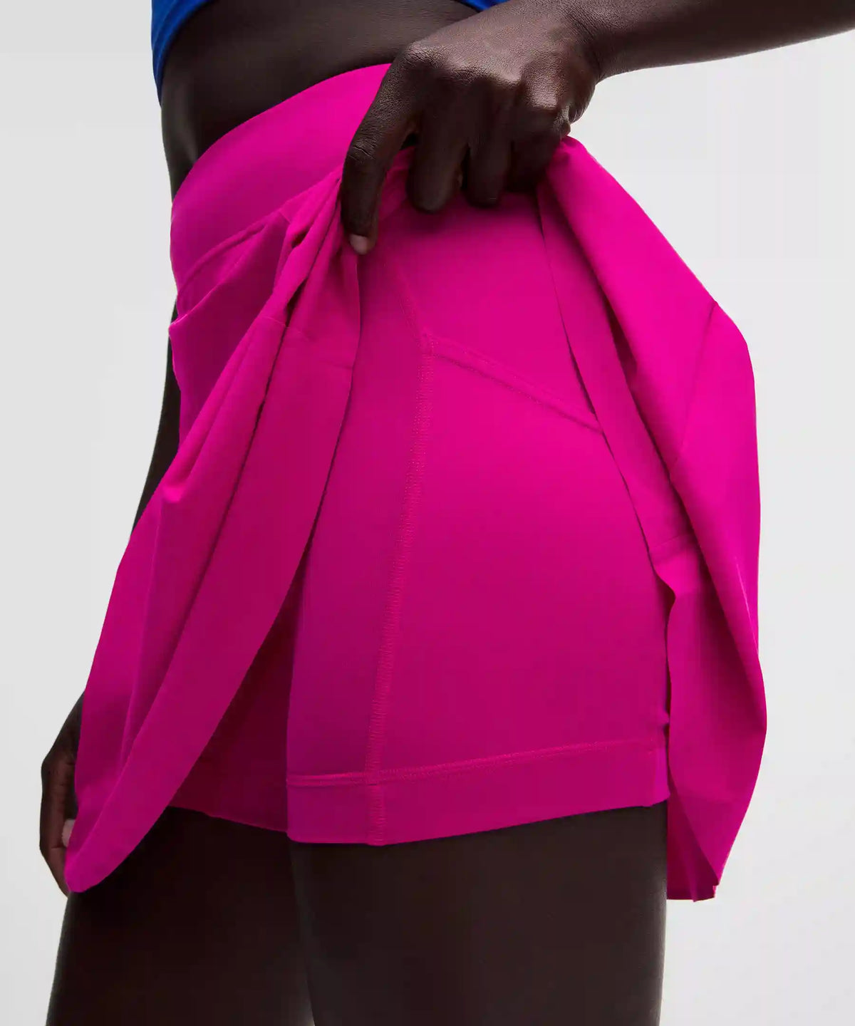 A-Line Side-Pleat Tennis Skirt *Long