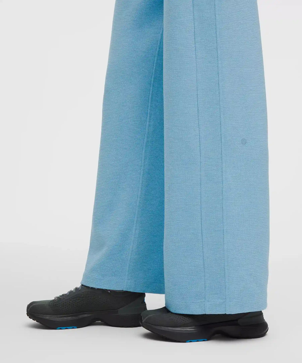 Scuba Mid-Rise Wide-Leg Pant *Waffle