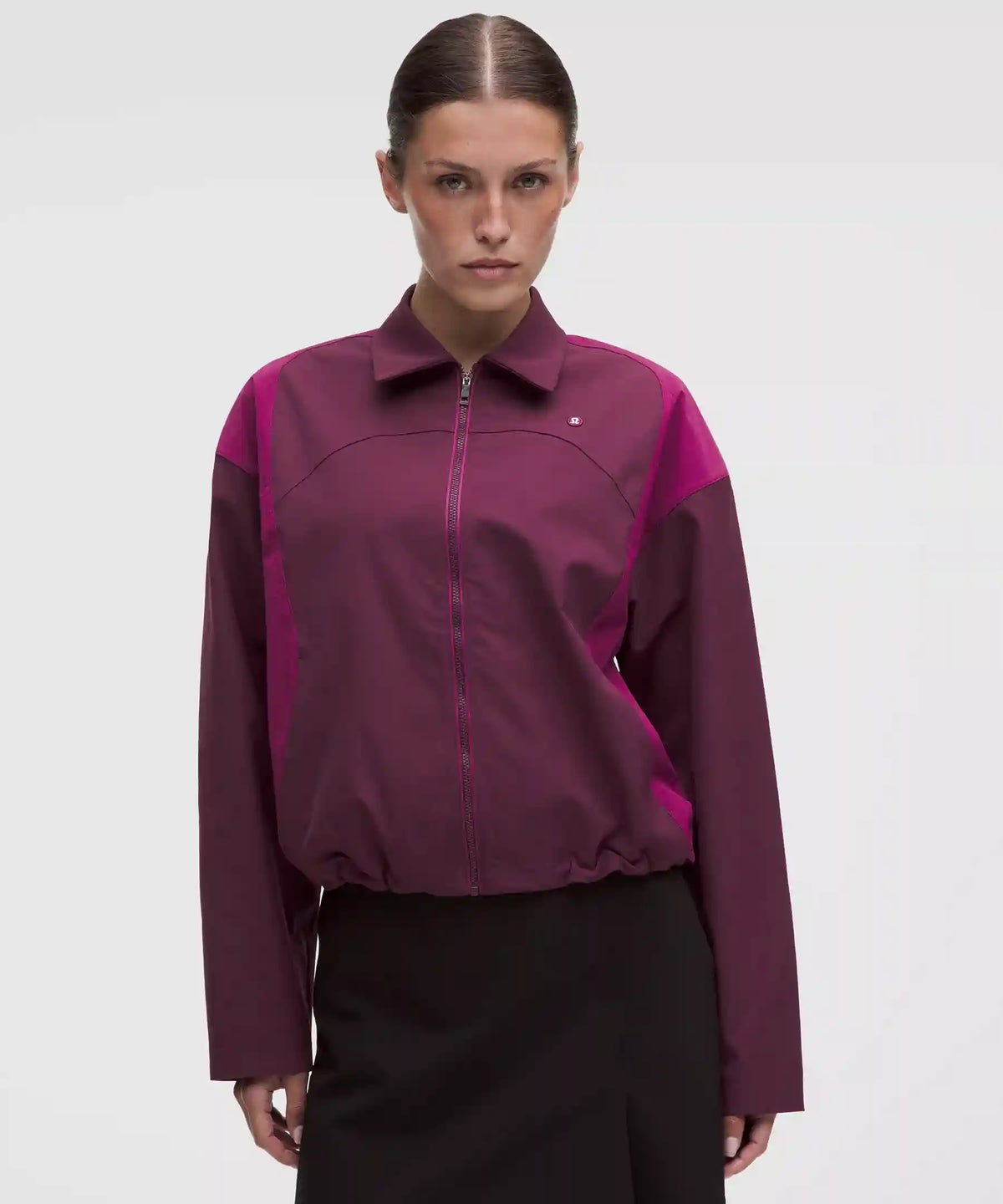 Collared Panelled Golf Jacket