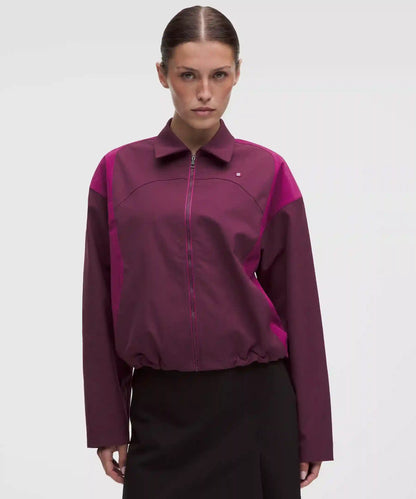 Collared Panelled Golf Jacket