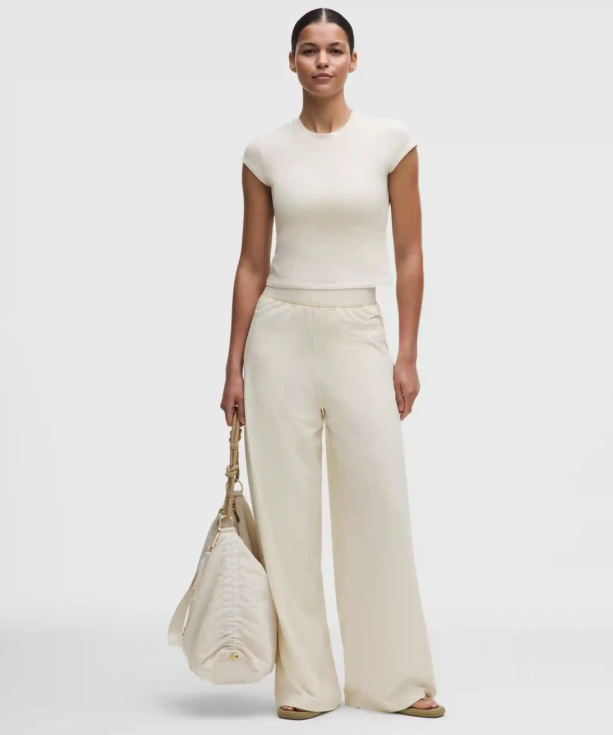 Swift High-Rise Wide-Leg Pant *Logo Waistband