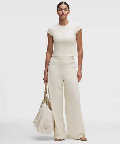 Swift High-Rise Wide-Leg Pant *Logo Waistband