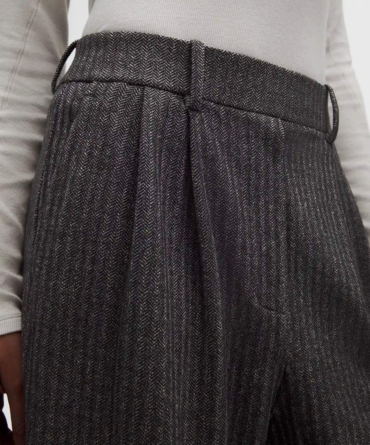 Daydrift High-Rise Wide-Leg Trouser Regular *Herringbone