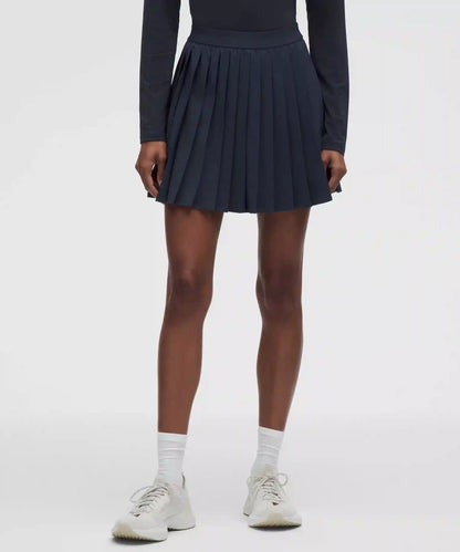 High-Rise Pleated Tennis Skirt *Long