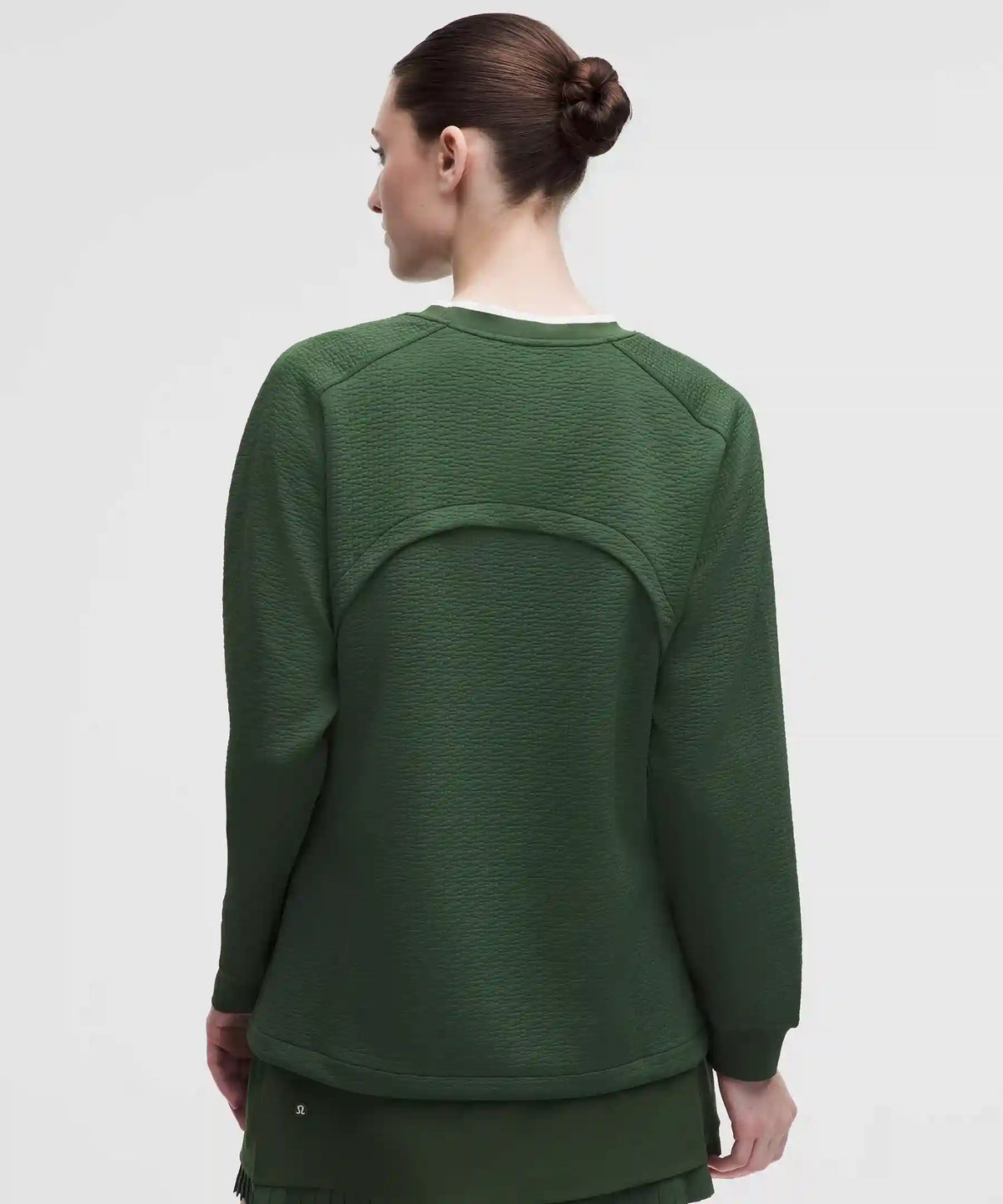 Jacquard High-Low Golf Pullover