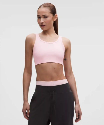 Nulu Ribbed Scoop-Neck Bra *Light Support, B/C Cup