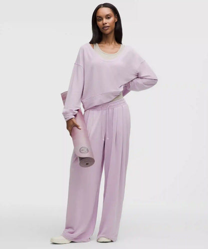 BeCalm Scoop-Neck Pullover