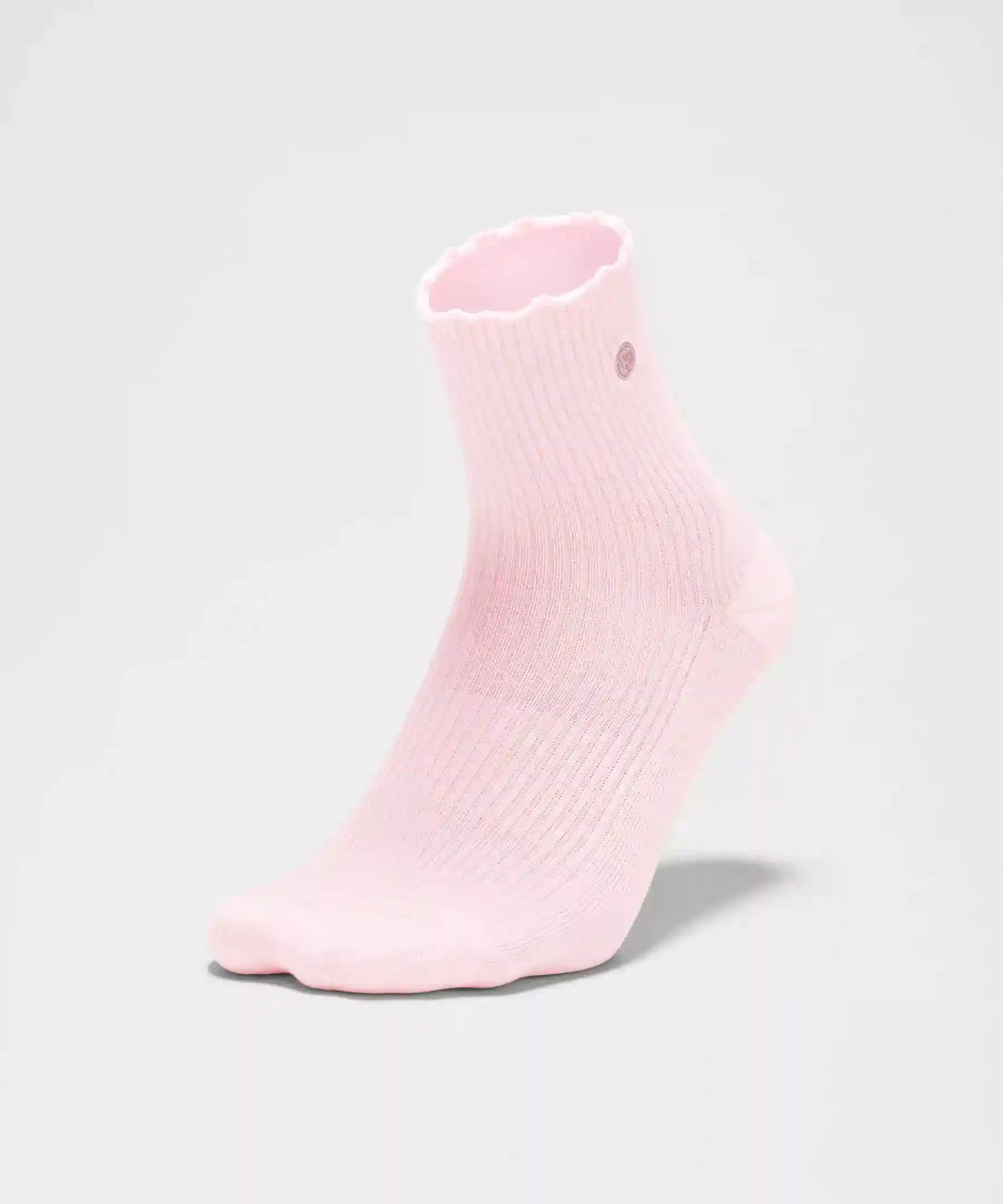 Unisex Lettuce Edge Quarter Socks