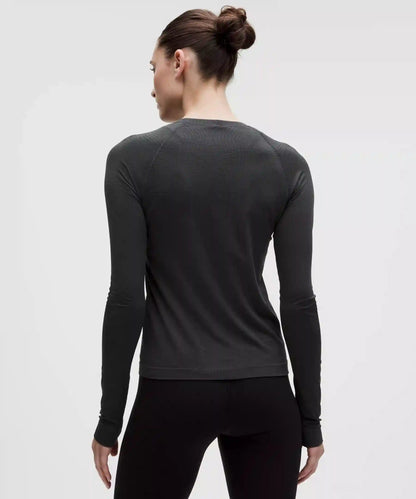 Team Canada Swiftly Tech Long-Sleeve Shirt 2.0 Waist Length *COC Logo