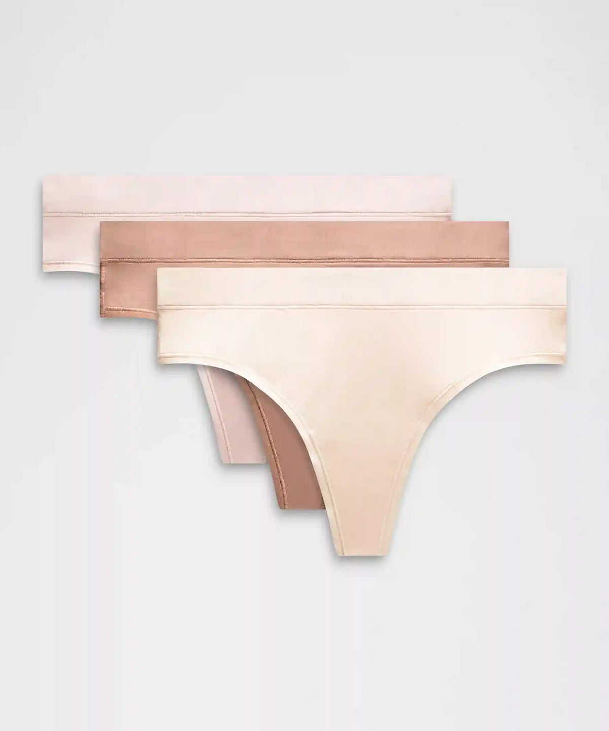 UnderEase High-Rise Thong Underwear *3 Pack