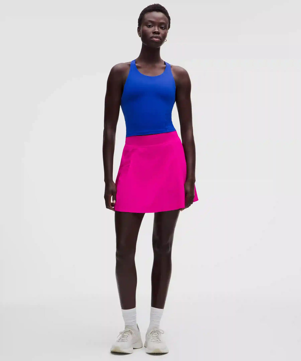 A-Line Side-Pleat Tennis Skirt *Long