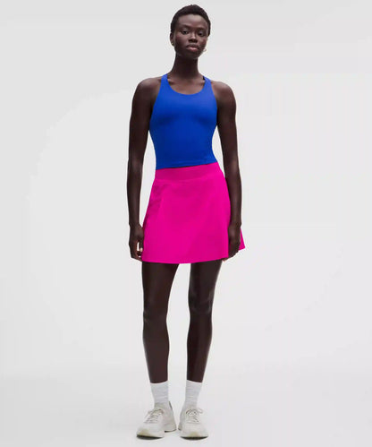 A-Line Side-Pleat Tennis Skirt *Long
